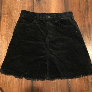 Black brandy skirt